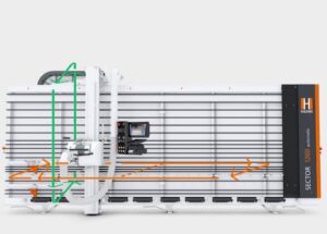 SECTOR 1260 automatic zobrazenie priebehu prace - Král Žilina